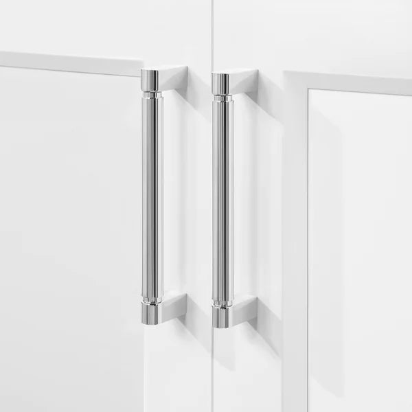 OVE Decors Leila 42 in. Vanity in White with White Engineered Stone Top