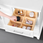 OVE Decors Leila 42 in. Vanity in White with White Engineered Stone Top