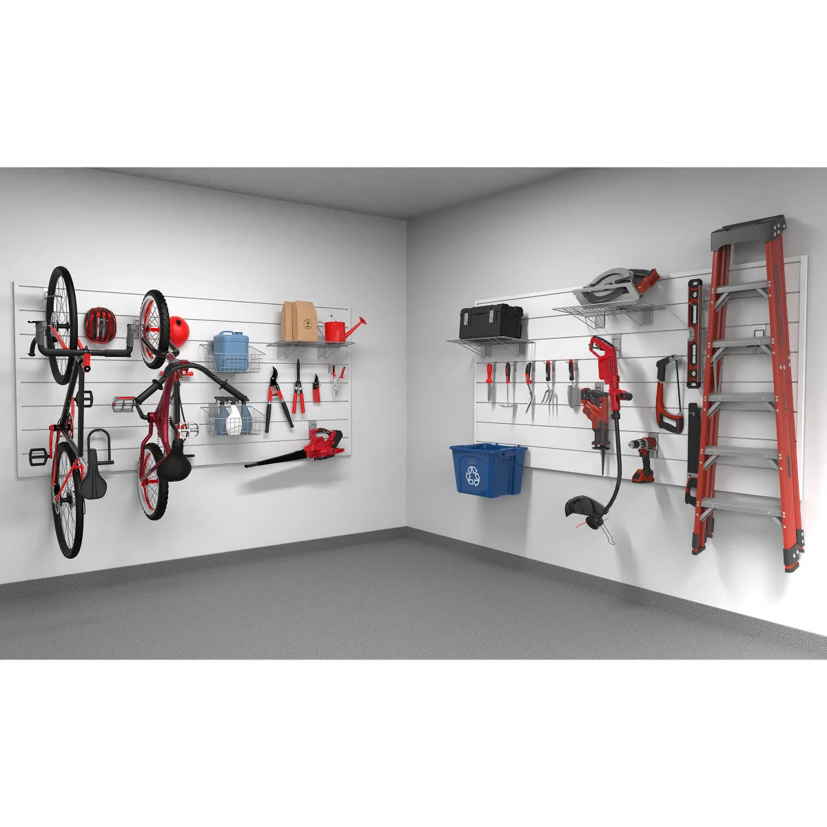 CrownWall Slatwall Supreme Organization Wall Panel Bundle