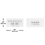 CrownWall Slatwall Supreme Organization Wall Panel Bundle