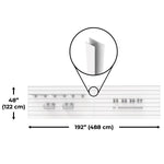 CrownWall Slatwall Supreme Organization Wall Panel Bundle