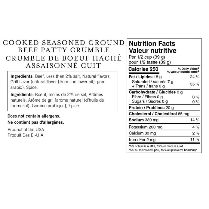 Nutristore Freeze Dried Ground Beef, 6 x 780 g