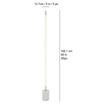 Stellar Marble Base LED Floor Lamp