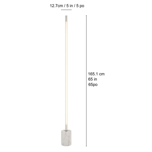 Stellar Marble Base LED Floor Lamp