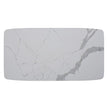 Luna White Quartz Top Dining Table, 182 cm (72 in.)