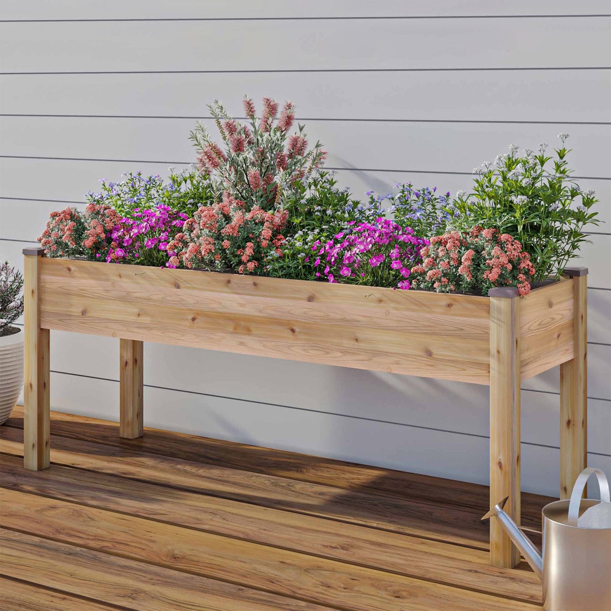 CedarCraft Elevated Cedar Planter 76.2 cm (30 in.)