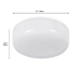Luminus 30W LED Dimmable 8 in. Flush Mount Light Bulb E26 3000 Lumens 4000K, 2-pack