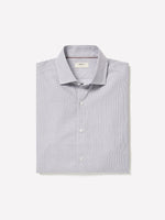 Tailored-Fit Dress Shirt with Micro Geo Print