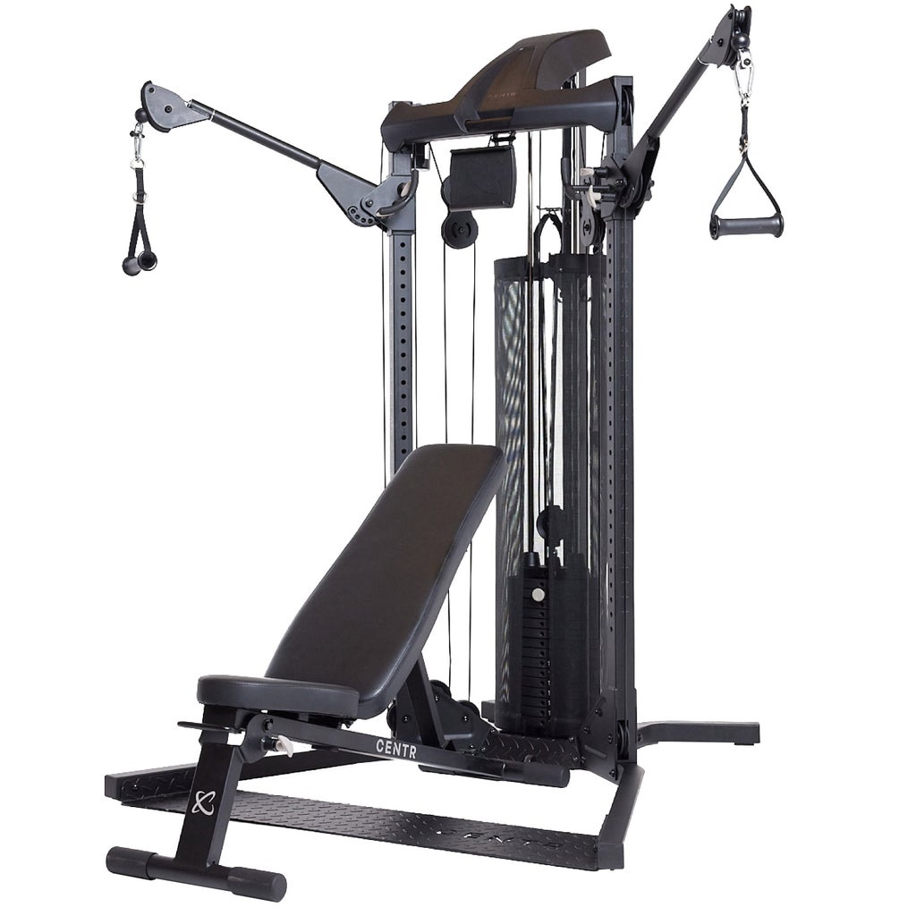 Centr 1 Home Gym Functional Trainer with Folding Bench & 1-Year Centr App Subscription Included