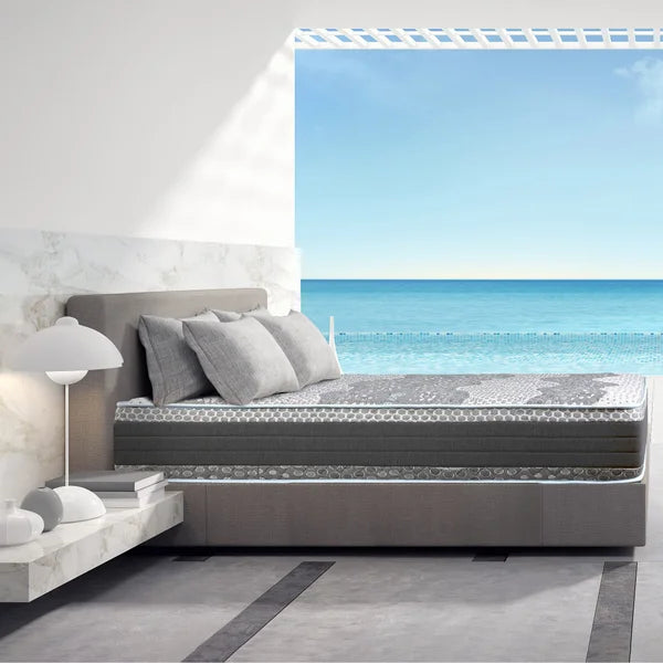 Springwall 2-Sided Chiropractic Blue 31.8 cm (12.5 in.) Hybrid Mattress, Firm