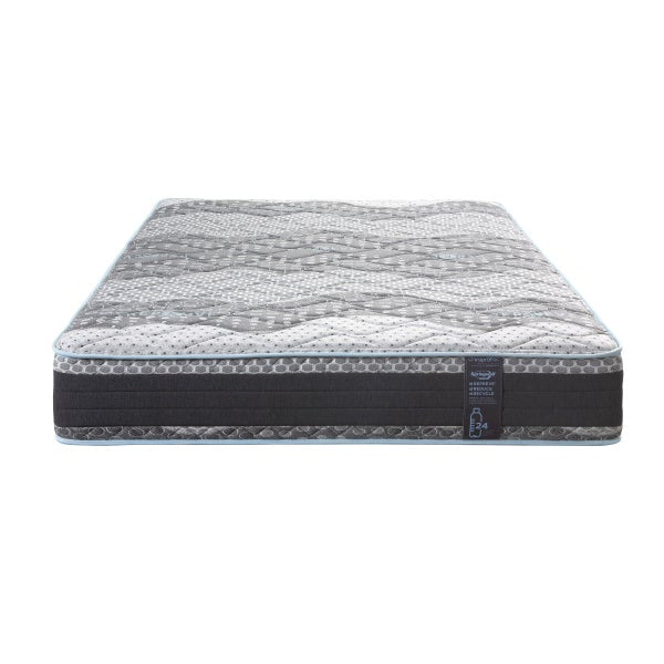 Springwall 2-Sided Chiropractic Blue 31.8 cm (12.5 in.) Hybrid Mattress, Firm