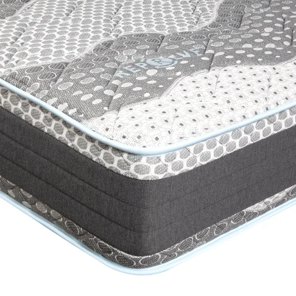 Springwall 2-Sided Chiropractic Blue 31.8 cm (12.5 in.) Hybrid Mattress, Firm