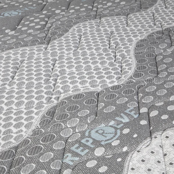 Springwall 2-Sided Chiropractic Blue 31.8 cm (12.5 in.) Hybrid Mattress, Firm