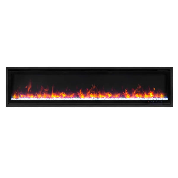 Paramount Kennedy II  182.9 cm (72 in.) Wall Mounted Electric Fireplace