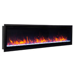 Paramount Kennedy II 182.9 cm (72 in.) Wall Mounted Electric Fireplace