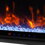 Paramount Kennedy II 182.9 cm (72 in.) Wall Mounted Electric Fireplace