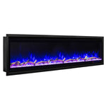 Paramount Kennedy II 182.9 cm (72 in.) Wall Mounted Electric Fireplace