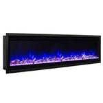 Paramount Kennedy II  182.9 cm (72 in.) Wall Mounted Electric Fireplace