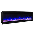 Paramount Kennedy II  182.9 cm (72 in.) Wall Mounted Electric Fireplace