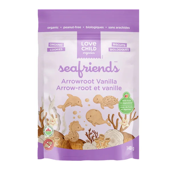 Love Child Organics Seafriends Cookies Variety Pack, 12 × 140 g