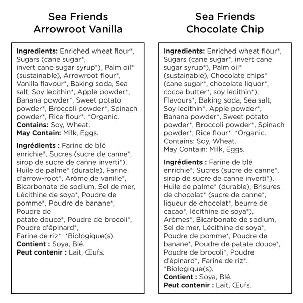 Love Child Organics Seafriends Cookies Variety Pack, 12 × 140 g