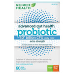Genuine Health Advanced Gut Health Probiotics, 50 Billion CFU, 60 Vegan Capsules