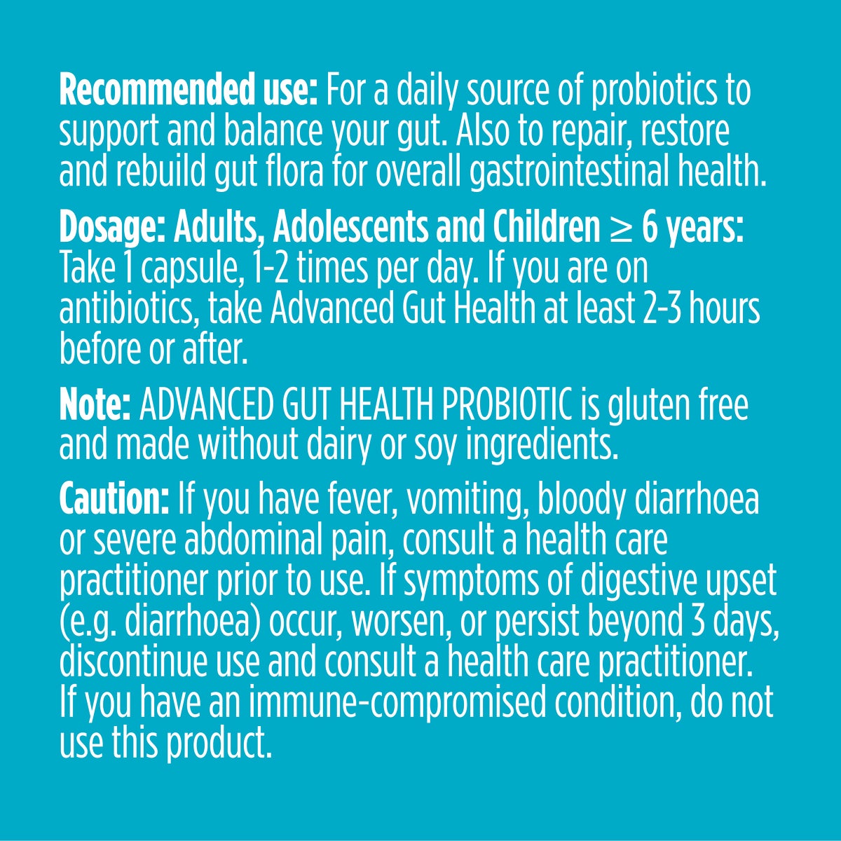 Genuine Health Advanced Gut Health Probiotics, 50 Billion CFU, 60 Vegan Capsules