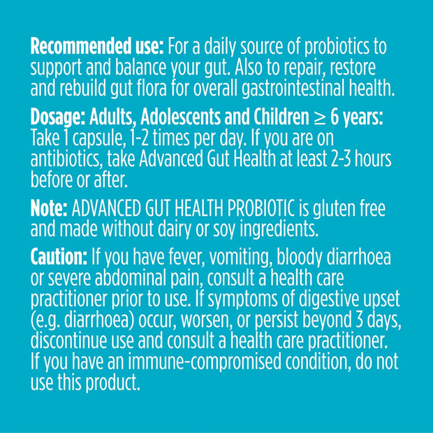 Genuine Health Advanced Gut Health Probiotics, 50 Billion CFU, 60 Vegan Capsules
