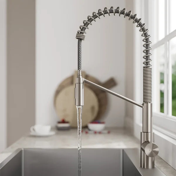 KRAUS 33 in. Dual Mount Sink with Faucet and Accessories