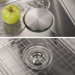 KRAUS 33 in. Dual Mount Sink with Faucet and Accessories