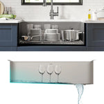 KRAUS 32 in. Workstation Undermount Sink with Faucet and Accessories