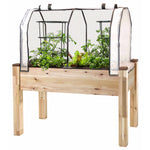 CederCraft Elevated planter 76.2 cm (30 in.) With Greenhouse & Bug Cover