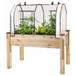 CederCraft Elevated planter 76.2 cm (30 in.) With Greenhouse & Bug Cover