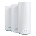 Netgear Orbi RBE773-100CNS Wi-Fi 7 Mesh System Router, 3-pack