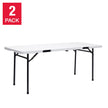 Star Elite Commercial Grade 182.9 cm (6 ft.) Centre-Fold Table, 2-pack