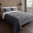 Roots Home - Reversible Sherpa Comforter Set