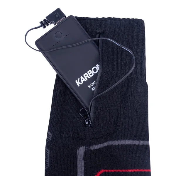 Lithium-polymer Battery, Charger and Wire for Karbon Heated Socks with Bluetooth Application