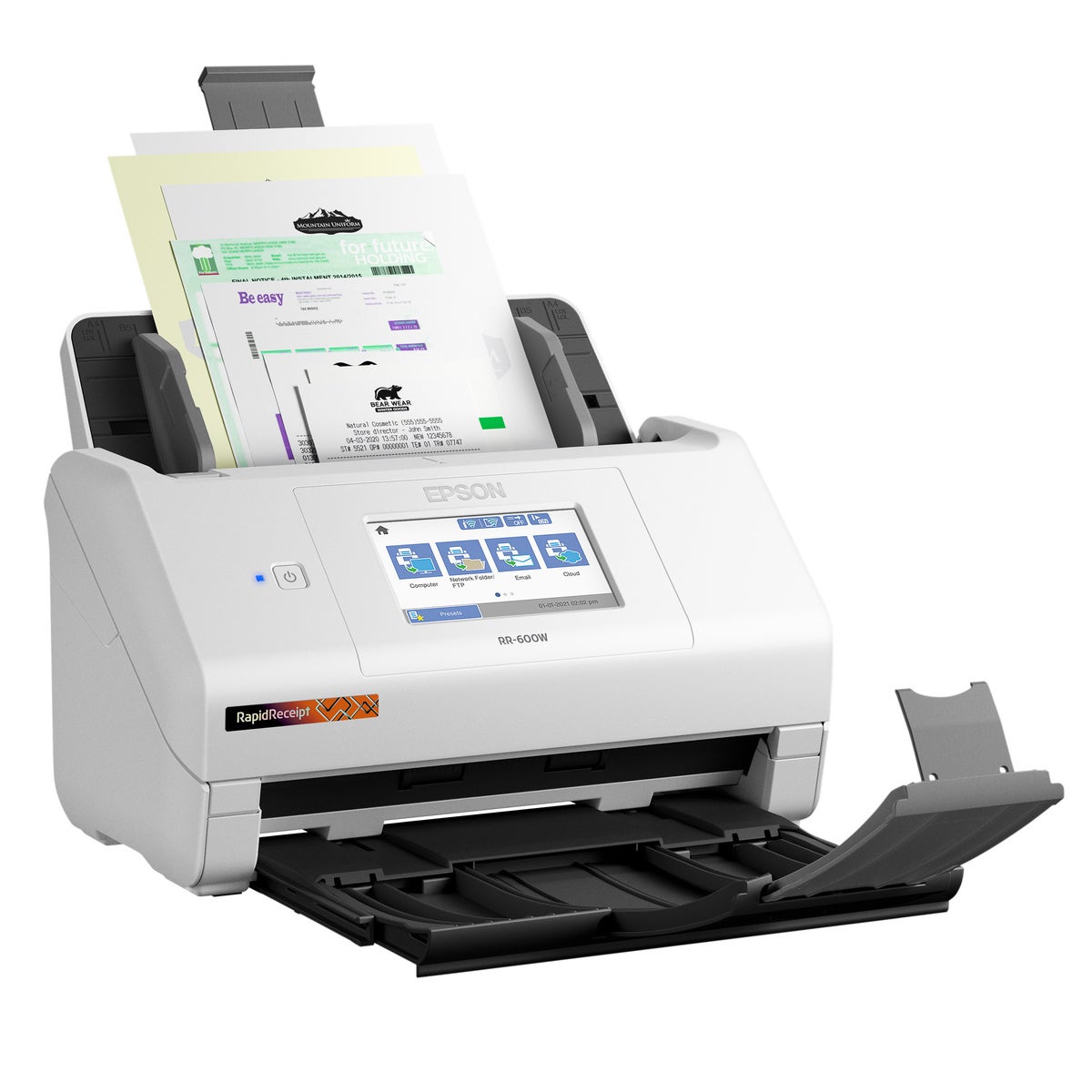 Epson RapidReceipt RR-600W Special Edition Desktop Receipt and Document Scanner