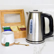 Kenmore 1.7 L (1.8 qt) Digital Cordless Kettle - Stainless Steel
