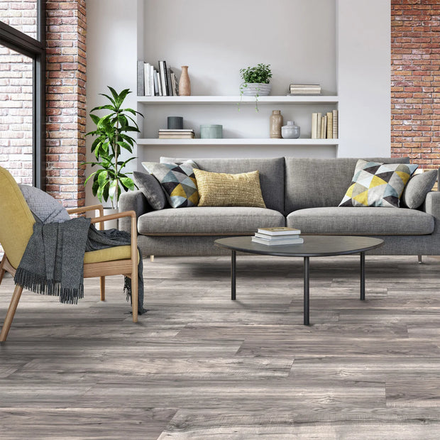 Golden Select Whistler 19.2 cm (7.56 in.) Water Resistant Laminate Flooring with Pre-attached Foam Backer