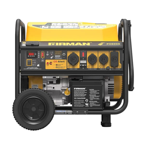 Firman 10,000W/8,000W Portable Generator with CO Shut Off