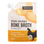 Broya Organic Bone Broth Turmeric & Ginger Chicken, 6 × 500 mL