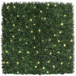 Golden Select Boxwood Artificial Hedge Panel with Lights - 4 Pack
