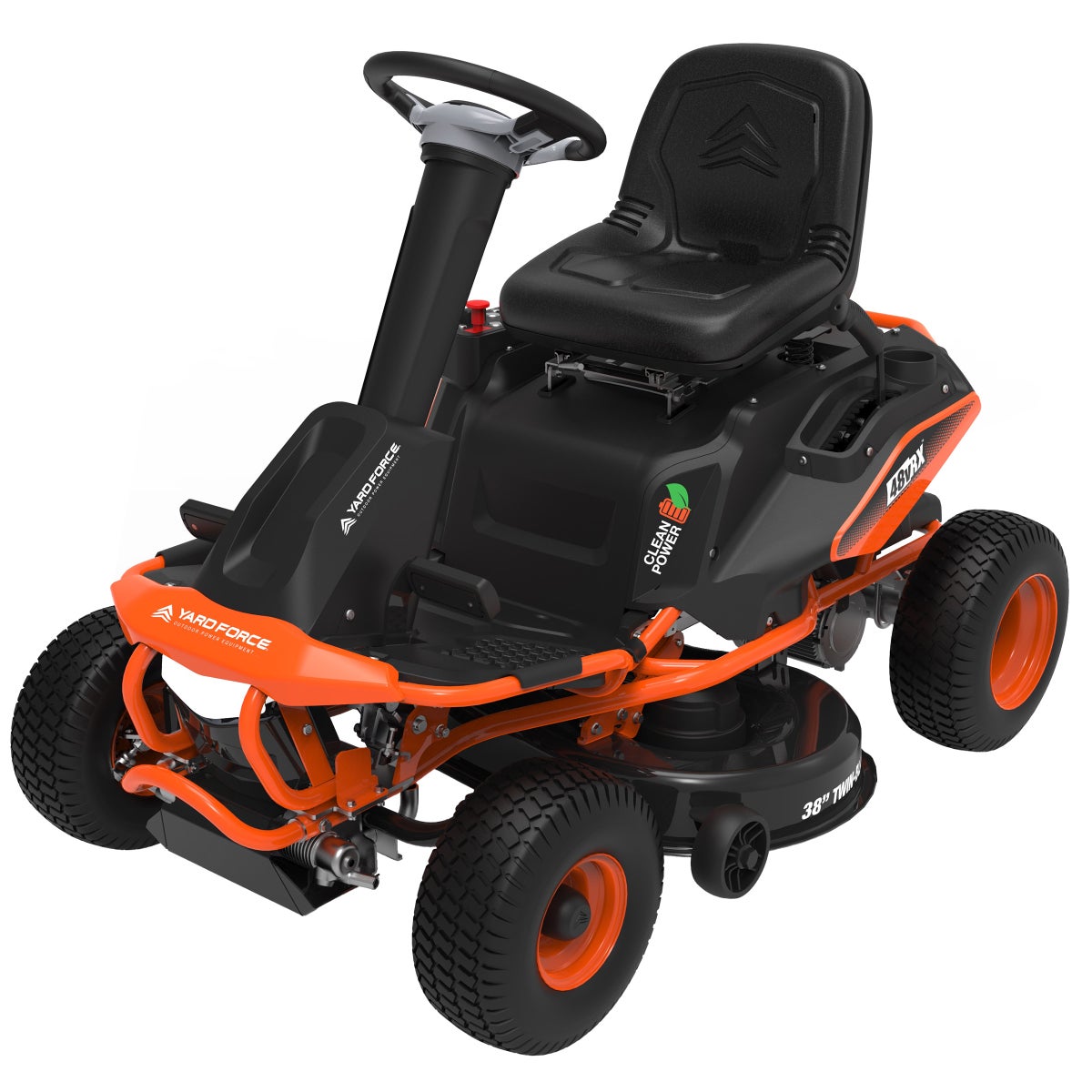 38" 48V Cordless Electric Riding Lawn Mower