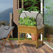 VegTrug Raised Bed Planter with Greenhouse Frame and Cover
