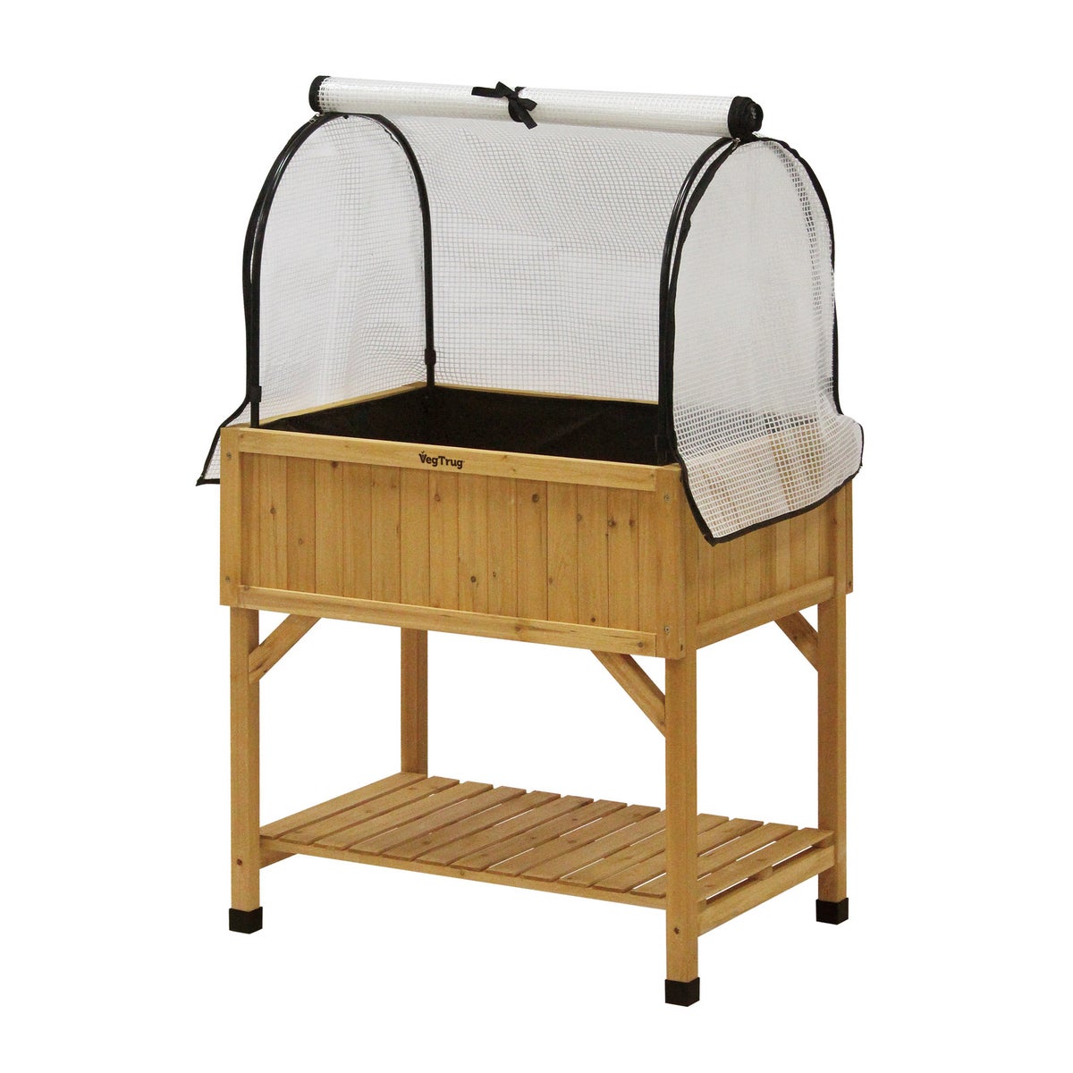VegTrug Raised Bed Planter with Greenhouse Frame and Cover