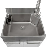 Transform 28 in. All-In-One RTA Laundry Cabinet with Stainless Steel Sink and Faucet
