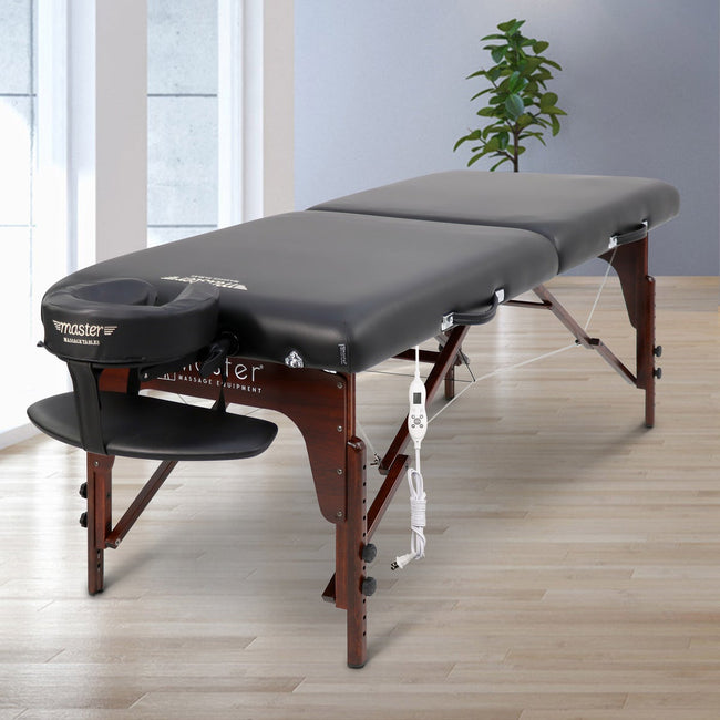 Master Reily Therma-Top 30-in. Portable Massage Table Bundle