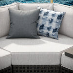 Oceanside 9-piece Patio Sectional Coversation Set with Fire Table
