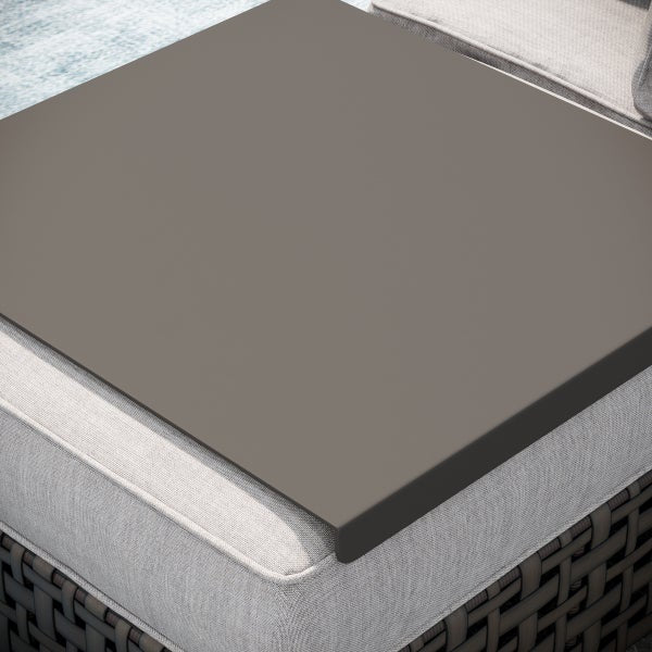 Oceanside 9-piece Patio Sectional Coversation Set with Fire Table